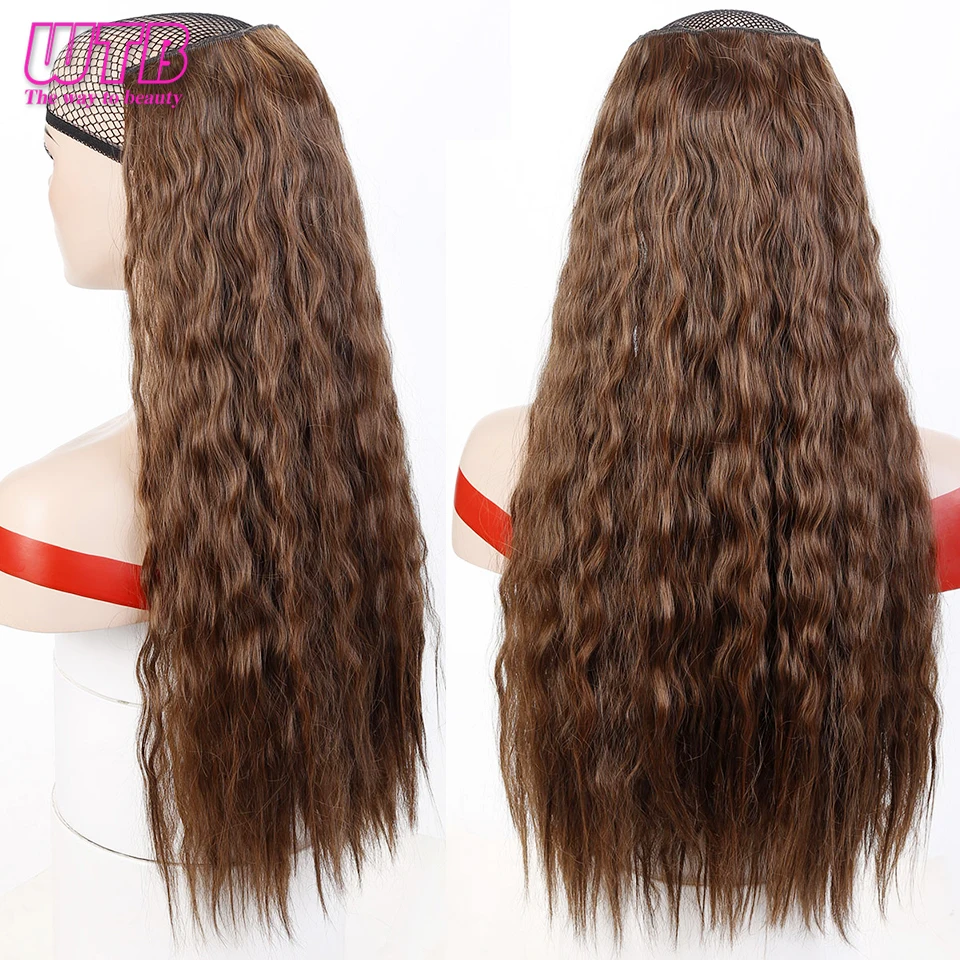 WTB Long Wavy Curly Hair 5 Clip In Hair Extensions for Women Synthetic Kinky Culry Heat Resistant Fake Hair Pieces WTB Long Wavy Curly Hair 5 Clip In Hair Extensions for Women Synthetic Kinky Culry Heat Resistant Fake Hair Pieces