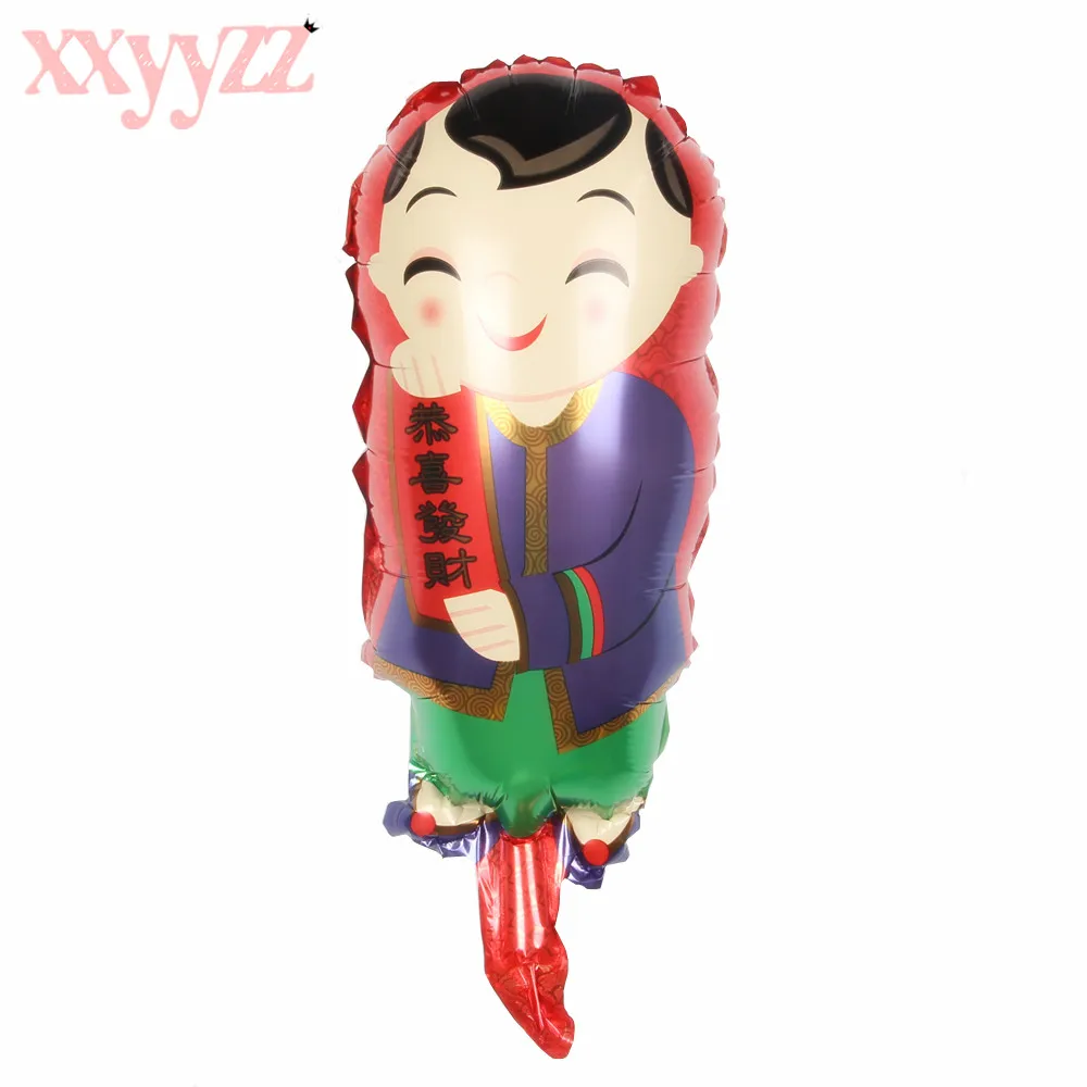 XXYYZZ-Cute-Chinese-Style-Balloons-Mini-Gongxifacai-Head-Foil-Balloons-Baby-Birthday-Party-Wedding-Decor-Air