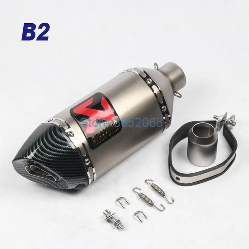470 мм/380 мм Akrapovic мото глушитель мотоциклетный глушитель из углеродного волокна Escape с DB Killer подходит для K6 K7 K8 ZX6R R6 TMAX530