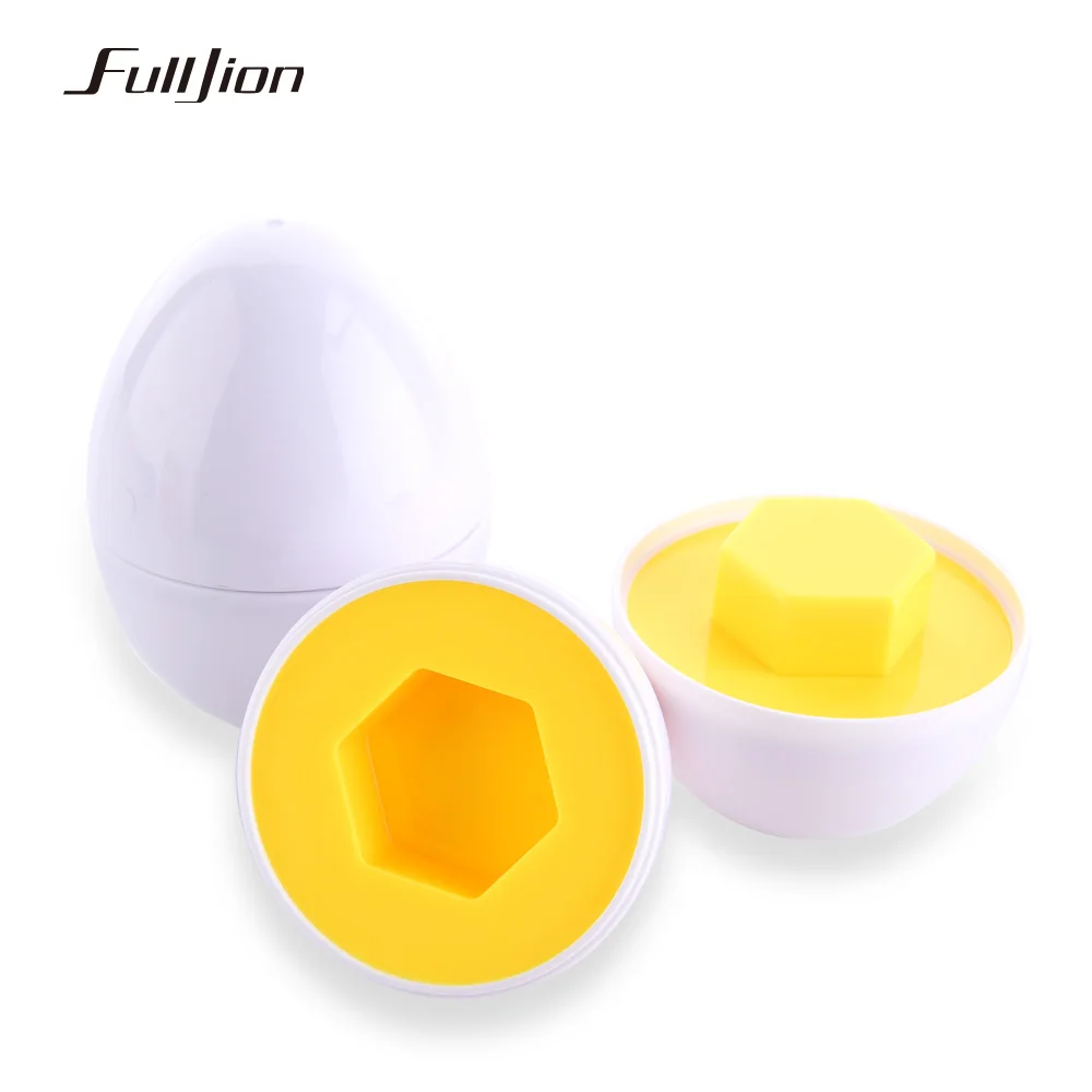 Fulljion Монтессори Обучающие математические игрушки 6 умных яиц 3D игра головоломка