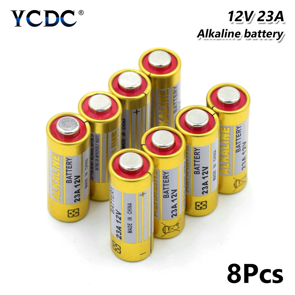 8 штук 12v 23A сухой Батарея GP23A GP23AE 23A 23AE 23GA A23 A23S E23A 21/23 щелочные батареи для пульта дистанционного Управление дверной Звонок