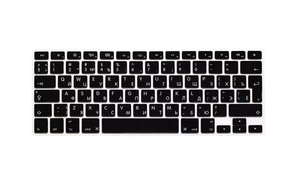 EU  US Silicon Keyboard Cover for Macbook Air 13 Russian Language Keyboard Cover Protector for Macbook Air 13 Keyboard Cover    (8)