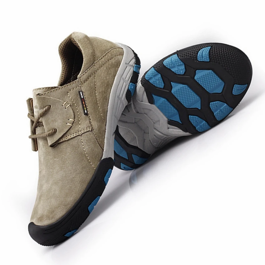 

GOGORUNS real genuine leather men outdoor sport hiking shoes camping trekking walking shoes men hiking sneakers