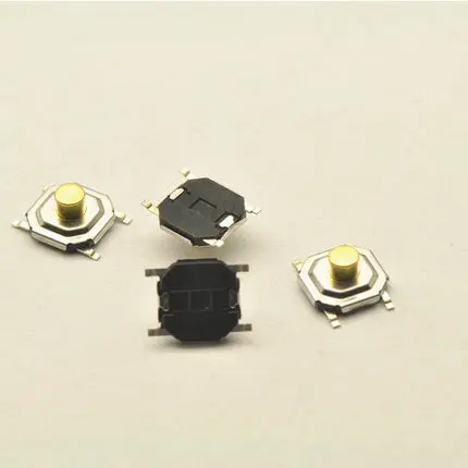 

50pcs/lot 5.2*5.2*2.5mm 4 PIN SMT SMD Metal Tactile Push Button Switch Tact Switch Great Quality Free Shipping