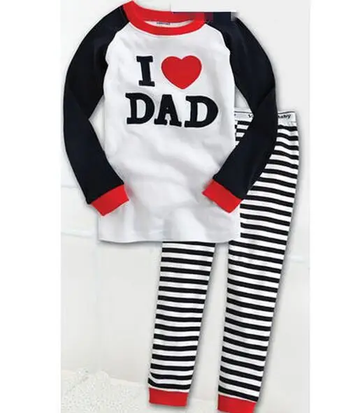 style 21 Очень теплая детская одежда из хлопка, комплект нижнего белья пижама с футболкой и полосатыми штанами для маленьких мальчиков и девочек комплект детской пижамы из 2 предметов, chan202 - Цвет: style 21