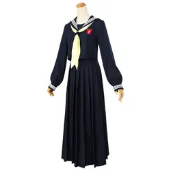 Kyou Кара руды Wa Cos Японский Школьная форма для японской средней школы женщина обувь для девочек топ + юбка галстук косплэй костюм