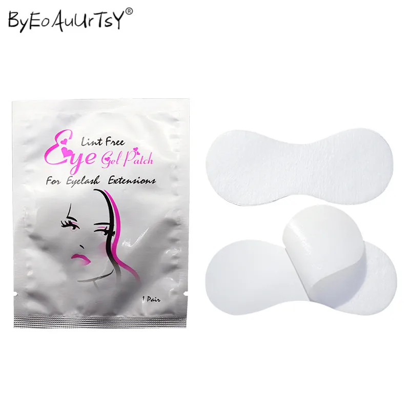 20 Pairslot Eyelashes Paper Patches Eye Pads Women Makeup Tools Eyelash Extension Lint Free                                     (6)