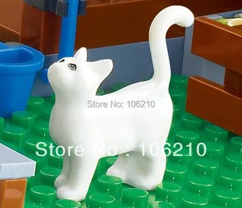 

rebrickable 6175 Cat compatible accessory bricklink DIY building block Assembles Particles brickset
