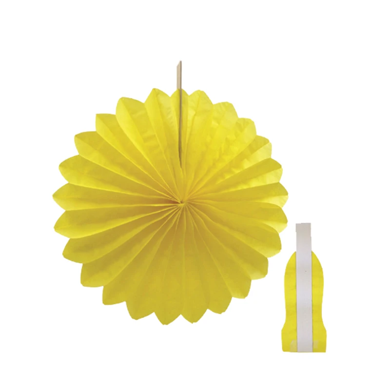 lemon paper fan