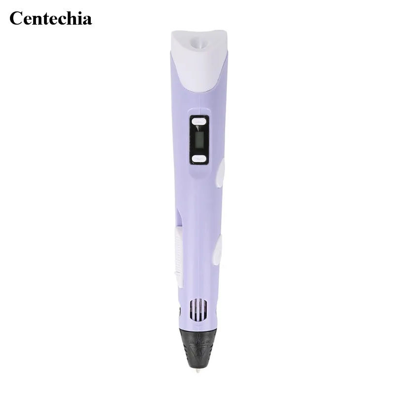 Centechia 3D печать pen1.75 мм ABS Смарт 3D Ручка для рисования+ Бесплатный адаптер накаливания креативный подарок для детей дизайн живопись горячая распродажа
