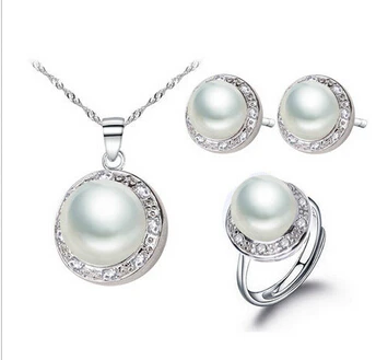 

hot sell new - shitou 00524100% Natural Freshwater Pearl Pendant Necklace Earrings & Ring