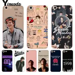 Yinuoda для iPhone 7 6 х Дело Шон Мендес 98 супер DIY Красочные печати чехол для iPhone 8 7 6 6 S плюс X 5 5S SE 5C XS XR