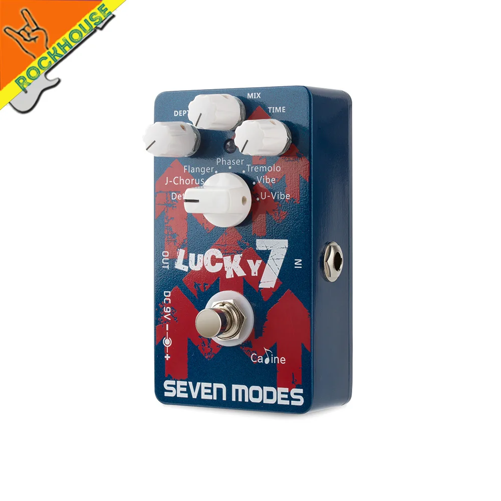 

Caline Multi Modulation Guitar Effects Pedal Chorus Flanger Phaser Vibrato and U-vibe Multi-Effects Guitarra Pedal Free Shipping