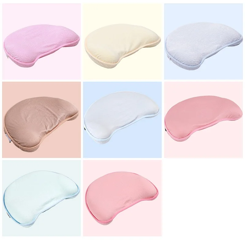 Memory Foam Baby Pillow To Prevent Flat Head Positioner Anti Roll