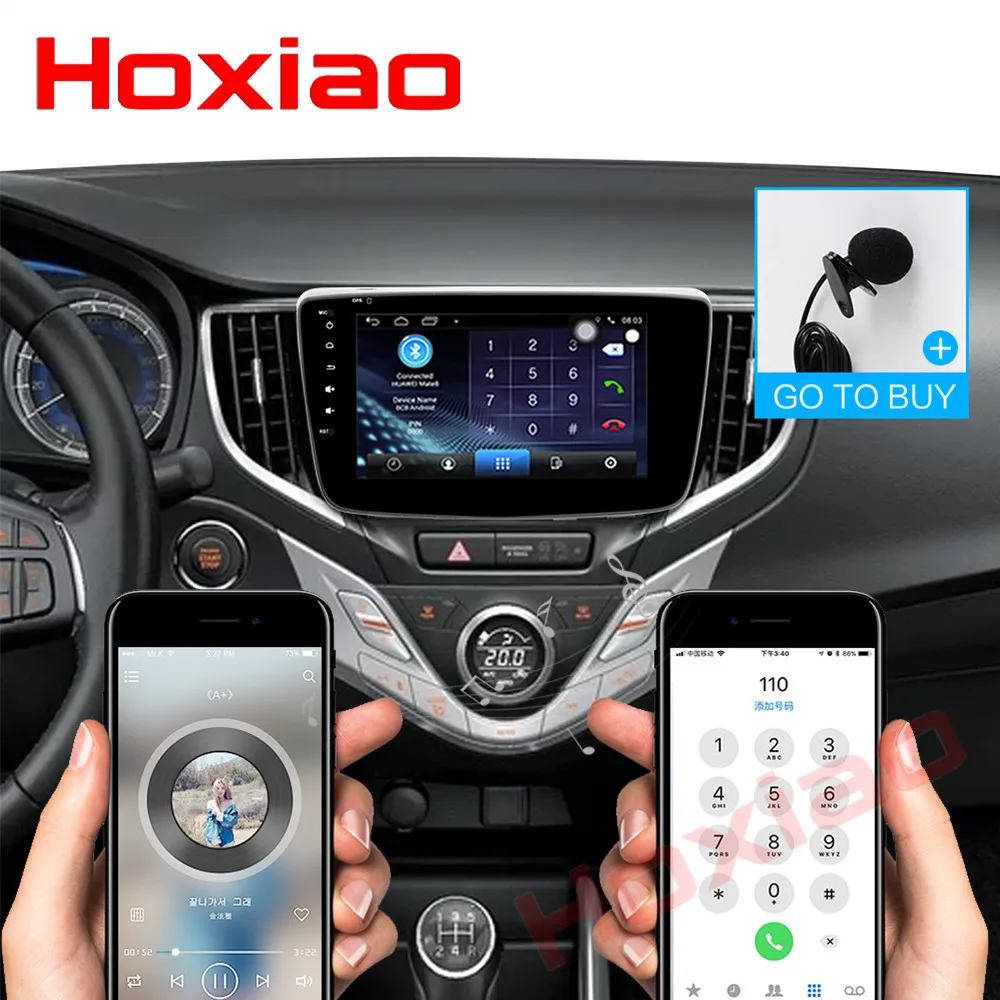Для SUZUKI BALENO 2015 2016 2017 2018 8 дюймов 1024*600 экран автомобиля Android 6 0 радио gps стерео 2 din