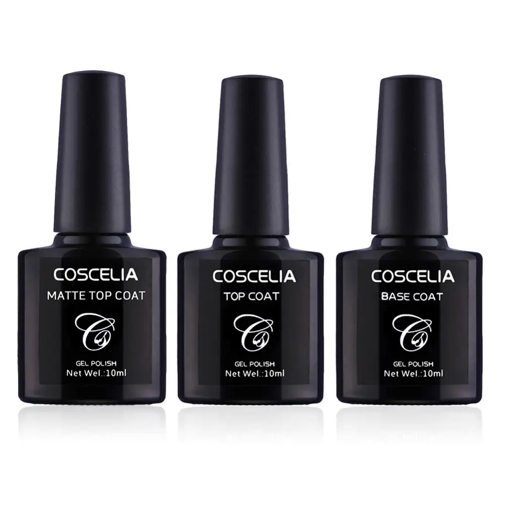 COSCELIA Matt 10ml Gel Nail Polish Surface No Light Soak Off Matt Top