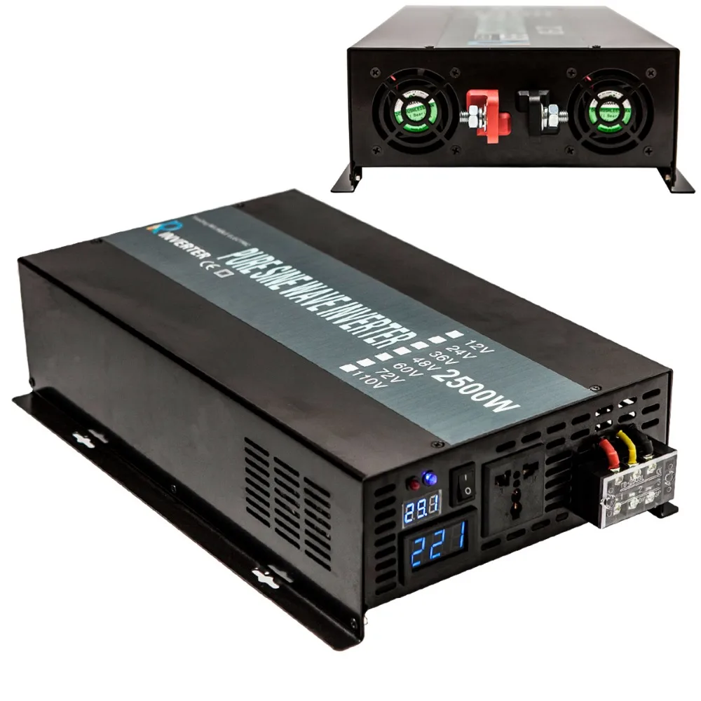 Pure Sine Wave Power Inverter 12V 220V 2500W Inverter