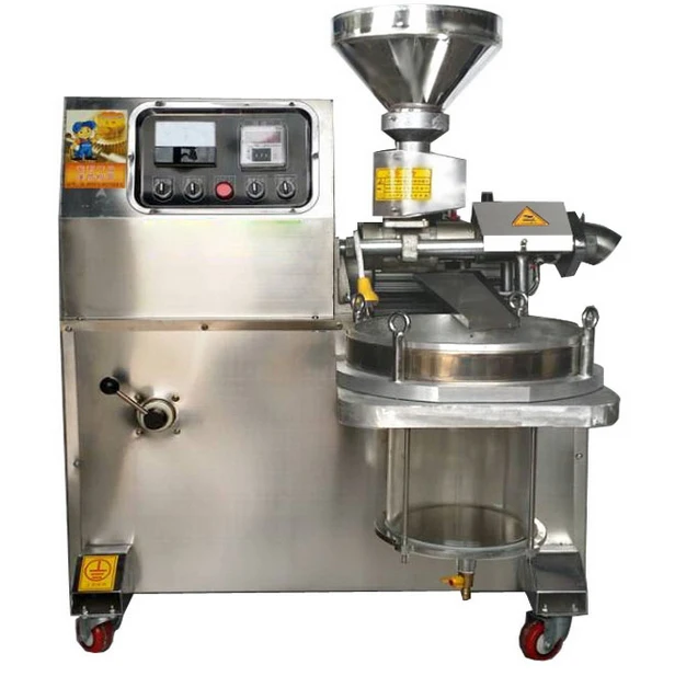 220V Commercial Auto Nut Seed Oil Expeller Oil Press For Oil Production