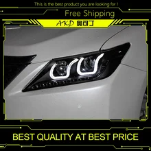 AKD автомобильный Стайлинг для Toyota Camry V50 фары 2012- светодиодная фара дальнего света Camry DRL Bi Xenon объектив Высокий Низкий луч парковка противотуманная фара