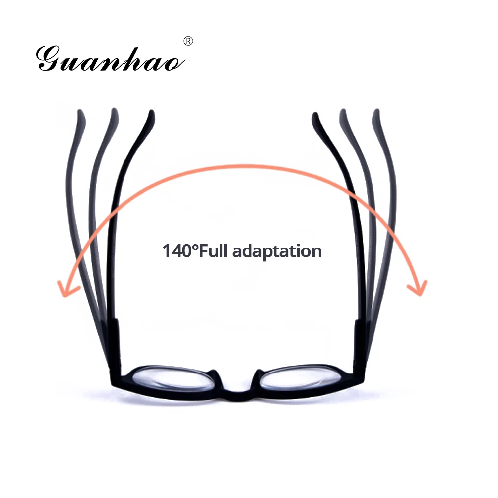 Guanhao сверхлегкие небьющиеся унисекс очки для чтения мужские и женские TR90 оправа Ochki Gafas De Lectura дальнозоркие очки