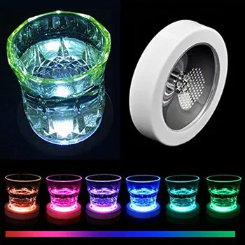 

LED Coaster Mat with White/7 Color Light for Party Bar Decoration