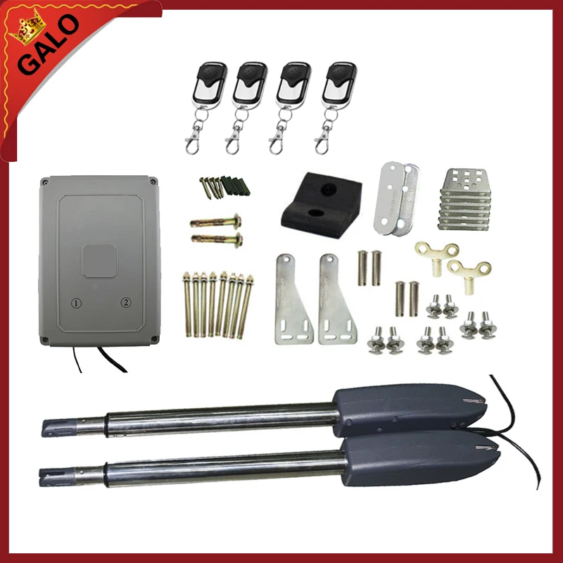 

With wifi camera kit Optional Doulbe Arm Heavy Duty Worm Gear Automatic Swing gate motor / Swing Gate Opener
