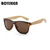 Boysee – lunettes de soleil rétro en bois pour hommes et femmes, en bambou, Design de marque, lunettes de Sport, miroir doré, nuances oculo ► Photo 2/6