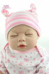 NPK наиболее популярные Реалистичного reborn baby doll оптовая продажа из мягкой натуральной touch детские куклы специальный подарок для ребенка