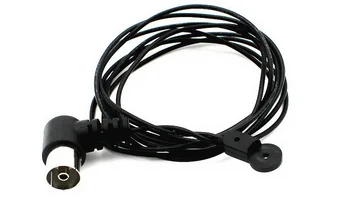 

500pcs Black FM Antenna 75Ohm UNBAL for Sound Natural Sound Stereo Receiver Antennas For FM Radio/Hi-Fi/DAB/ TV Indoor use
