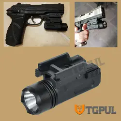 TGPUL Airsoft Мини-пистолет свет ручной фонарь светодио дный пушки винтовки Tactical светодио дный факел для 20 мм Rail Glock 17 19 18C Streamlight