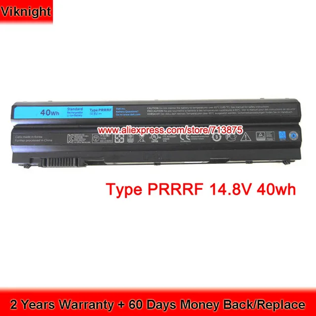 40WH Genuine Battery for Dell Laptop Latitude E5420 40wh Type PRRRF 14