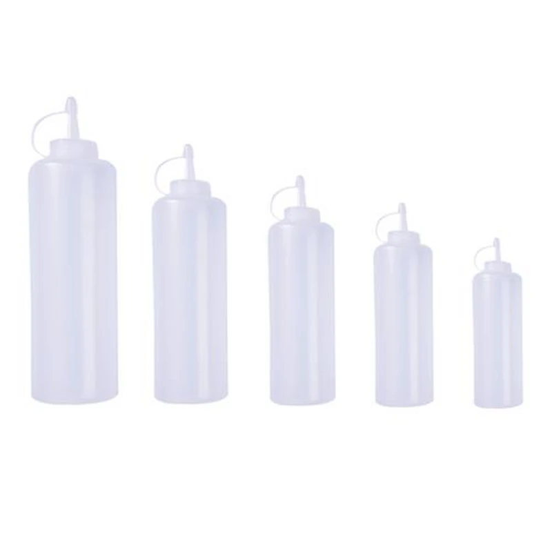 

180ml 270ml 390ml 720ml liquid chocolate squeeze bottle with cap plastic cake bread baking decoration tool dessert decoration
