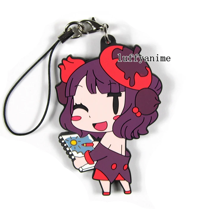 Fate/Grand Order Rubber Strap Keychain Phone Charm Bag Pendant Merlin Alter Gift 
