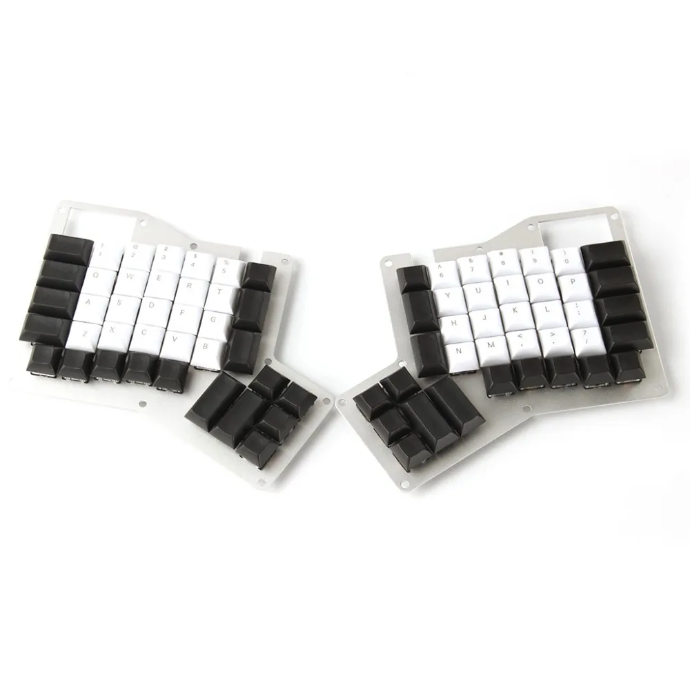 YMDK DSA профиль PBT верхняя печать пустой Ergodox Набор колпачков для клавиатуры Ergo
