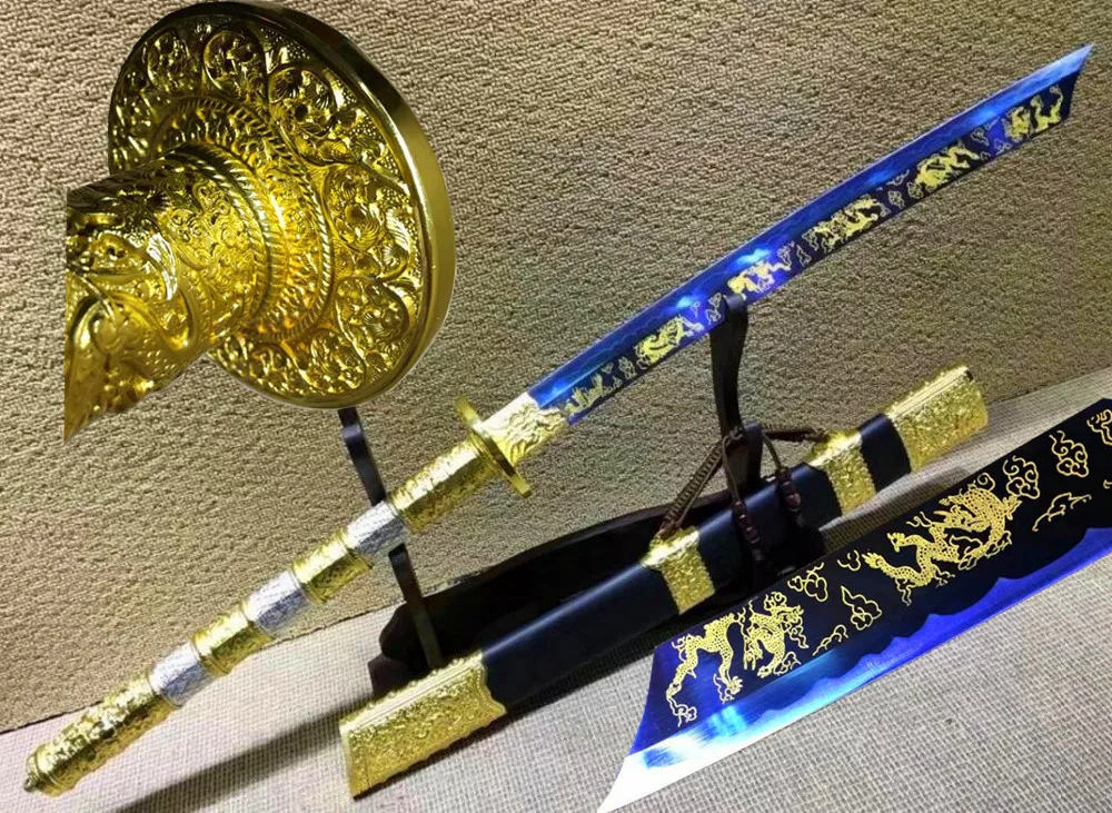 Высококачественный KangXi Saber broadsмеч DaDao острый меч 1095 высокоуглеродистая сталь