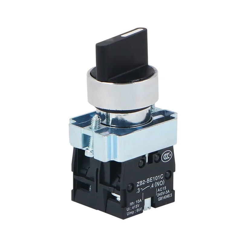 Buy 3 position 2NO normally open selector push button