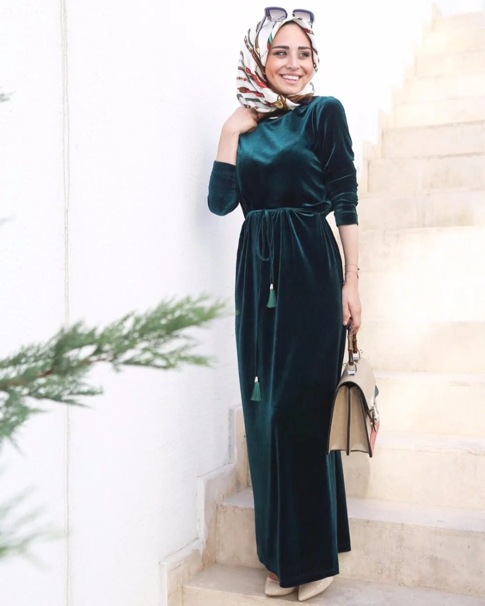 Элегантный мусульманский бархат abaya Jubah Ближний Восток Рамадан Арабский исламский одежда длинные платья кардиган-кимоно длинные халаты туника