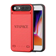External 8200mAh Power Bank Pack For iPhone 6s 7 8 Plus Case 5800mAh Speaker Battery Charger Case For iPhone 6 6S 7 8 Power Cas
