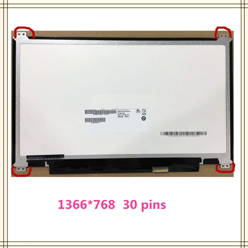 

Free Shipping ! HB133WX1-402 N133BGE-EAB B133XTN01.6 M133NWN1 R3 30pins EDP for Acer S5 S5-391 Laptop LED Display Screen