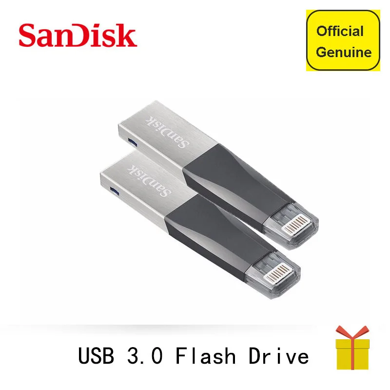

Sandisk OTG USB Flash Drives 16GB 32GB Pendrive 64GB 128Gb Pen Drive 3.0 USB Flashdisk For iPhone iPad iPod APPLE MFi JetDrive