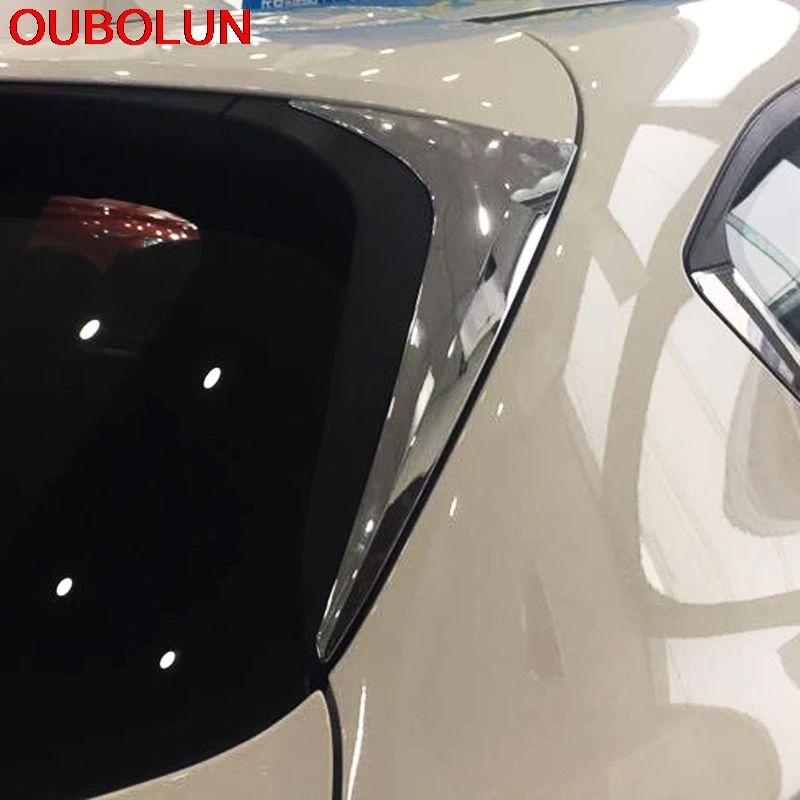 OUBOLUN ABS накладка на заднее треугольное окно заднюю раму внешние аксессуары для