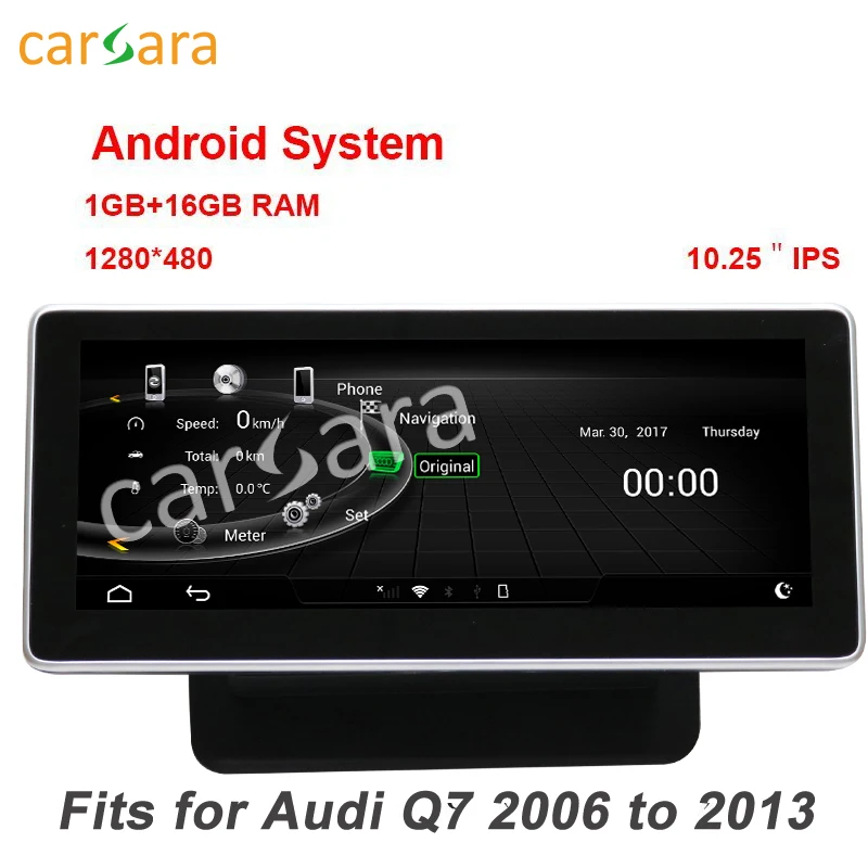 

10.25 A udi In Car Video Automotive Dash Multimedia Interface for Q7 2006-2013 LHD Touch Screen GPS Navigation radio stereo MP5