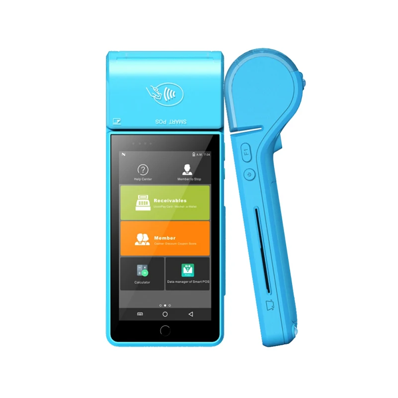 

5.5 inch handheld pos terminal android PDA handheld scanner nfc camera RFID wifi barcode scanner android tablet pc pdas