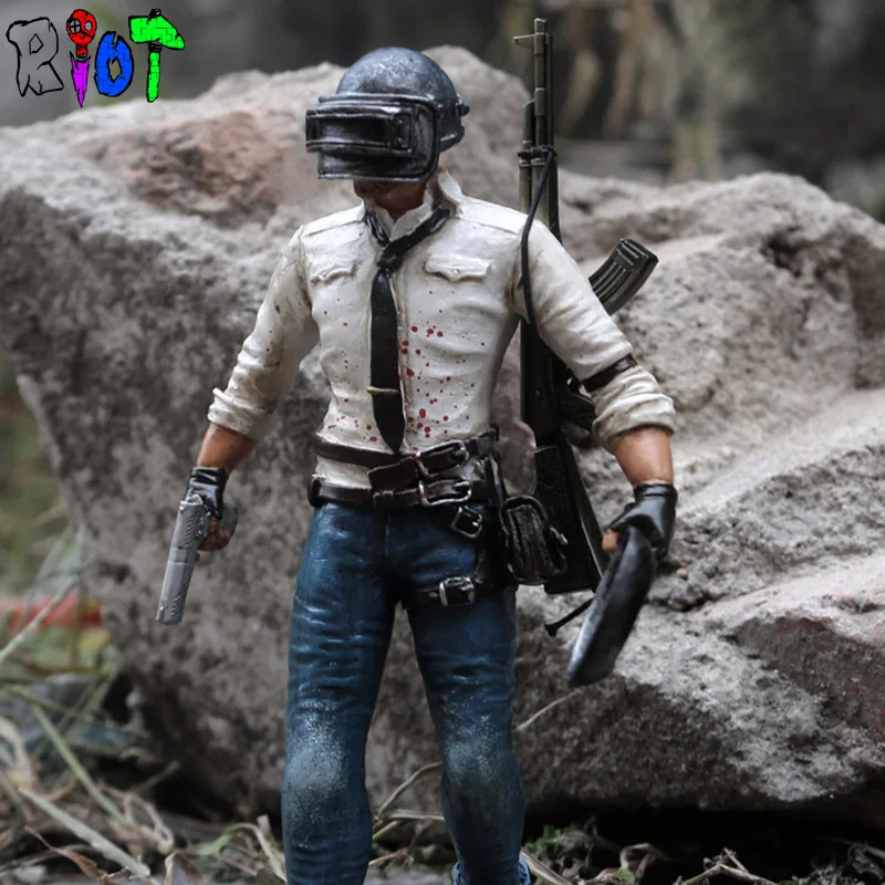 

STG Game Playerunknown's battlegrounds 3D Garage Kits Eat Chicken Action Figure Simulation Model PUBG Winner Dinner Fans Gift