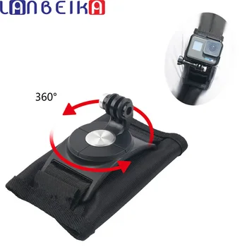 

LANBEIKA Sport Camera Backpack Clip Mount 360 Degree Rotary For DJI OSMO for Gopro Hero 8 7 6 5 SJCAM SJ4000 SJ6 SJ8 Accessories