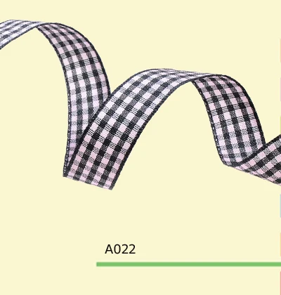 3 8 Inch 9mm or 10mm font b tartan b font plaid ribbon