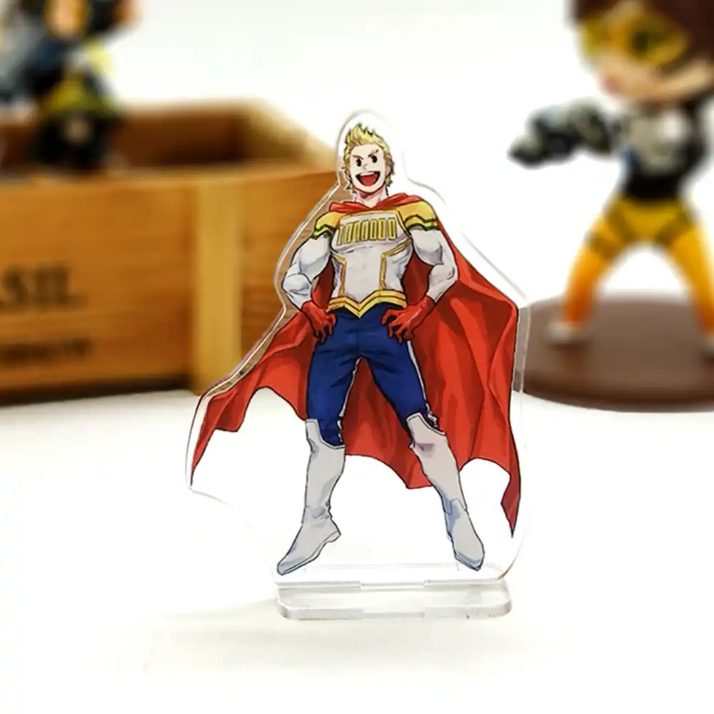 Love Thank You My Boku No Hero Academia Mirio Togata Lemillion Small Acrylic Stand Figure Model Plate Holder Cake Topper Anime Action Toy Figures Aliexpress