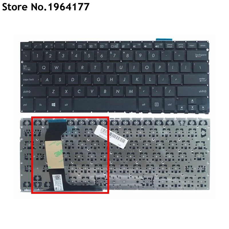 New English Laptop keyboard FOR Asus ZenBook UX360 UX360CA UX360CA-UHM1T UX360UA US Black Keyboard | Компьютеры и офис