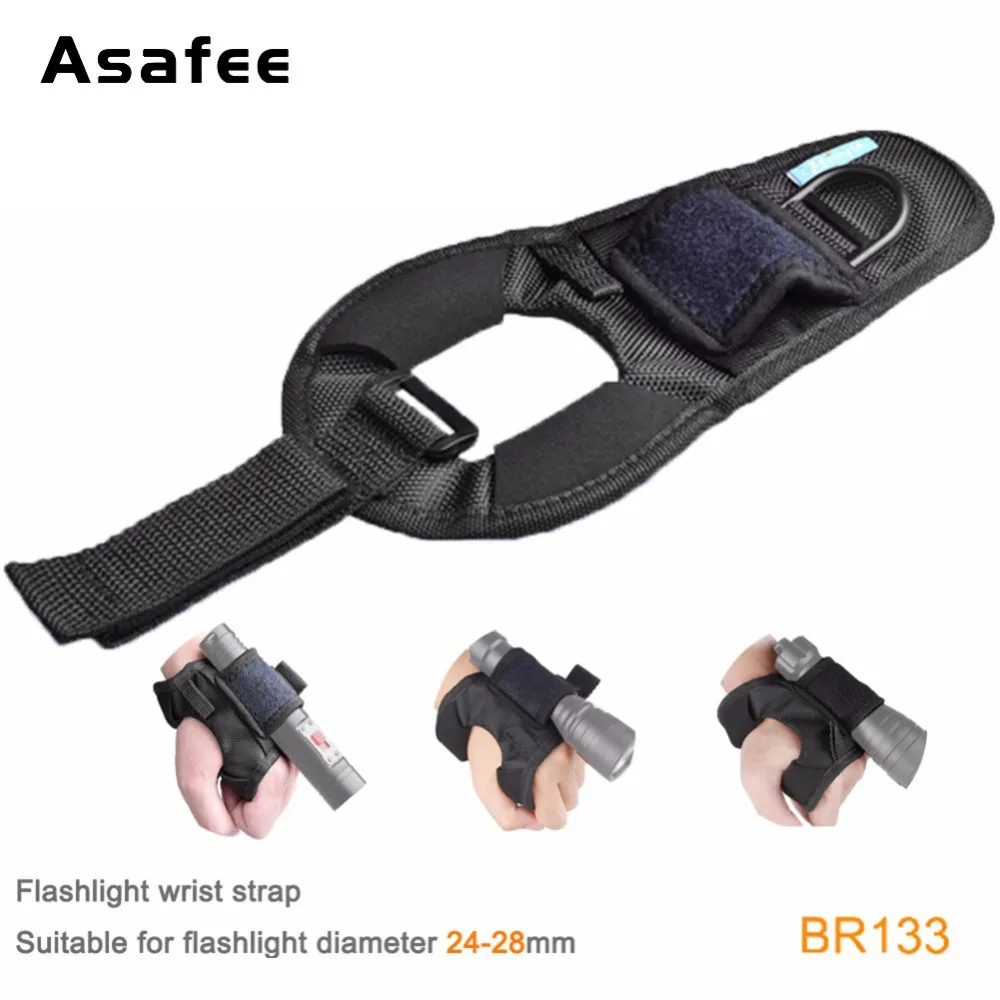 Asafee подводный погружной фонарь нейлоновый чехол на запястье светодиодный