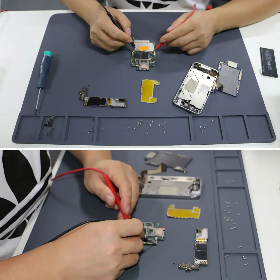 DIYFIX-49x35cm-Heat-Insulation-Silicone-Pad-BGA-Soldering-Repair-Station-Maintenance-Platform-with-Magnetic-Screw-Mat (5)
